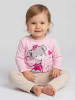 TupTam Unisex Baby Langarmshirt mit Spruch Aufdruck 3er Set in rosa/weiß