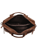 SPIKES & SPARROW Reisetasche echt Leder in cognac