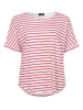 VIA APPIA DUE  T-Shirt in pink / ecru