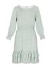 Usha Women Dress in turquoise white