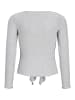 JJXX Langarmshirt mit Volant Jxuma in light grey melange