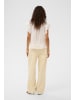 Soaked in Luxury Kurzarm-Bluse SLRuna Gerade Passform in Broken White