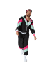 tectake Herrenkostüm  Retro 80er 90er Jahre Jogginganzug  Bunter Retro-Style: Jacke und