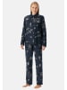 Schiesser Pyjama Comfort Cotton in Dunkelblau