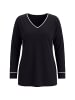MIAMODA Shirt in schwarz