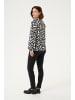 Kaffe Bluse langarm KAjalie Regular fit in Chalk/Deep Black