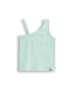 Coccodrillo Ärmelloses Ripp-T-Shirt in in Minzfarbe