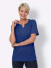Sieh an! Kurzarm-Shirt in royalblau