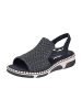 rieker Sandalen in Schwarz