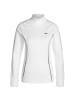 Under Armour Longsleeve Train Cold Weather 1/2 Zip in weiß / schwarz