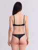 Erlich Textil  String FLUID LACE STRING in black