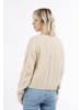 myMo Damen Strickpullover in Beige