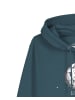 wat? Apparel Sweatshirt Funny Spaceman in Petrol