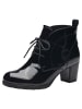 Marco Tozzi Stiefelette in BLACK PAT.