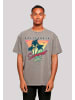 F4NT4STIC Oversize T-Shirt California Palmen Retro in Asphalt