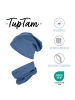 TupTam Unisex Kinder Beanie Mütze Schlauchschal Set in blue denim