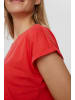 NÜMPH Rundhals T-Shirt für Damen in rot