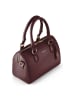 Lazarotti Bologna Leather Bowling-Bag Handtasche Crossbody Leder 26 cm burgundy