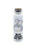 Mr. & Mrs. Panda Mehrwegflasche Pinguin Beste Cousine der Welt m... in Weiß