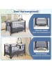 COSTWAY 5 in 1 Babybett in Grau