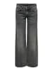ONLY Jeans mit weitem Bein in Dark Grey Denim