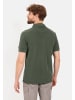 Camel Active Piqué Poloshirt aus zertifiziertem Organic Cotton in Dunkelgrün