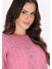 faina Pullover in Dunkelrosa