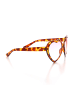 collezione alessandro Sonnenbrille " Heart " in leooptik