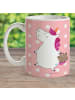 Mr. & Mrs. Panda Trinklernbecher Einhorn Koffer ohne Spruch in Rot Pastell