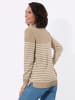 WITT WEIDEN 2-in-1-Pullover in beige-ecru-gemustert