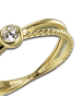 GoldDream 333 Gelbgold - 8 Karat Damen Ringe Crossed Fingerring  60 (19,1)