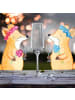 Mr. & Mrs. Panda Trinkglas Einhorn Joker ohne Spruch in Transparent