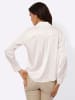 creation L Satin-Bluse in ecru