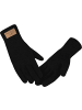 Normani Outdoor Sports Herren Merino Strick-Fingerhandschuhe Malak in Schwarz