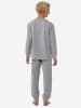 Schiesser Schlafanzug Nightwear in grau-mel.