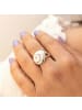 Zeeme Ring für Damen in silber