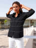 WITT WEIDEN Hemdbluse in schwarz-ecru