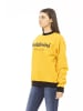 Baldinini Trend Zweifarbig Gelb Baumwolle Damen Hoodie