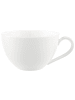 Villeroy & Boch Kaffeetasse Anmut 280 ml weiß in weiß