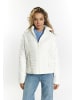 myMo Damen Leicht Wattierte Jacke in Wollweiss
