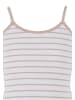 Urban Classics Urban Classics Girls Striped Rib Basic Top in white/powderrose