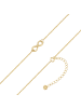 Glanzstücke München Kette Infinity aus Sterling Silber in gelbgold