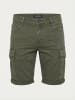 KOROSHI Herren denim shorts schnitte in grun