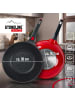 Stoneline SMART Wokpfanne 30 cm, abnehmbarer Griff | mit Deckel in Rot