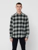 Only&Sons Freizeit Karohemd Holzfäller Kariertes Flanellhemd in Schwarz-Weiß