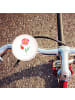 Mr. & Mrs. Panda klingel fahrrad Blume HageRundunge ohne Spruch in Weiß