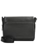Mandarina Duck Mellow Leather - Umhängetasche 22 cm (nero) in nero