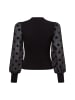 Y.A.S Pullover YASDotme in schwarz - 0001