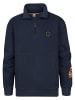 Petrol Industries Half-Zip Pullover Hermosillo in Blau