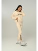 Tom Barron Trainingsanzug Women Regular Tracksuit With Embroidery Design in ecru